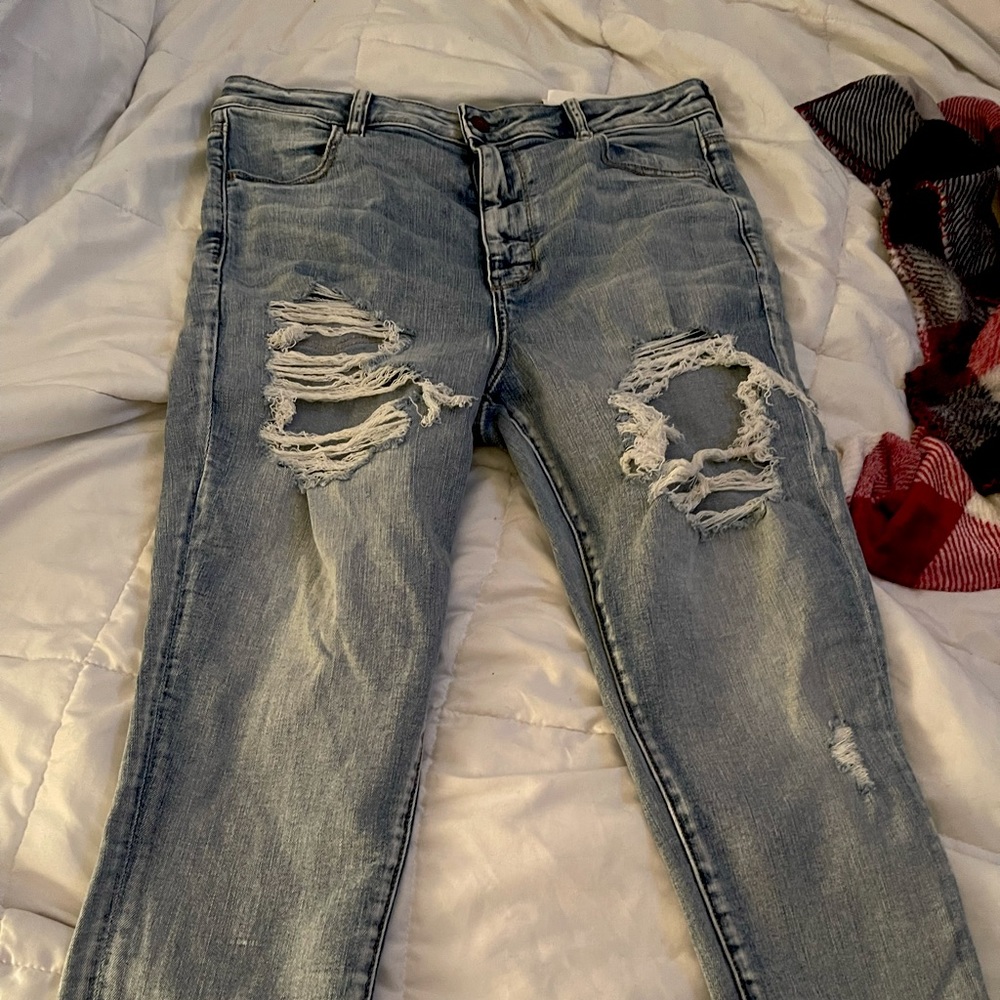 American Eagle 16 short highest rise jegging crop